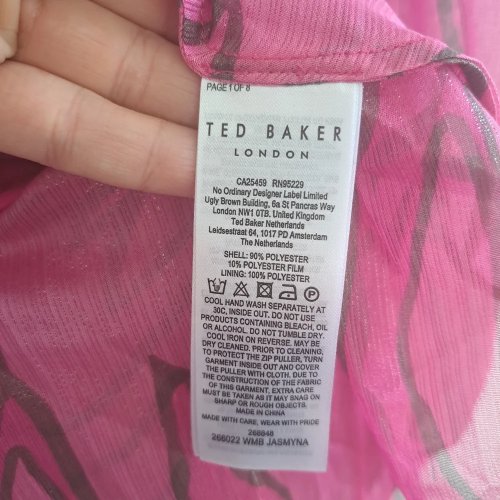 🆕TED BAKER JASMYNA TOP - Picture 6 of 9